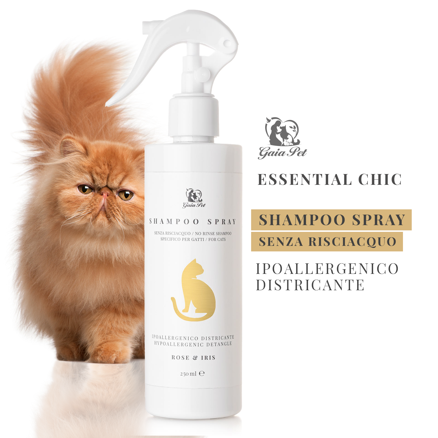 shampoo spray ipoallergenico districante